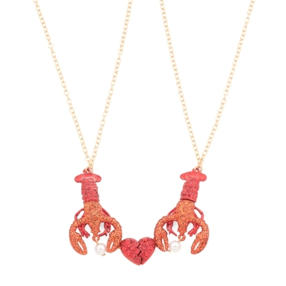 Betsey Johnson Jewelry - Betsey Johnson Best Friends Lobster Necklaces